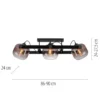 JUST LIGHT 15755-18 CUP 2.0 Deckenleuchte 3-flammig schwarz Rauchglas