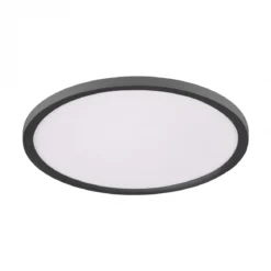 JUST LIGHT 15571-18 FLAT LED Deckenleuchte schwarz 40cm CCT