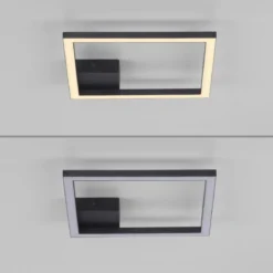 JUST LIGHT 14707-18 IVEN Deckenleuchte schwarz 3000K