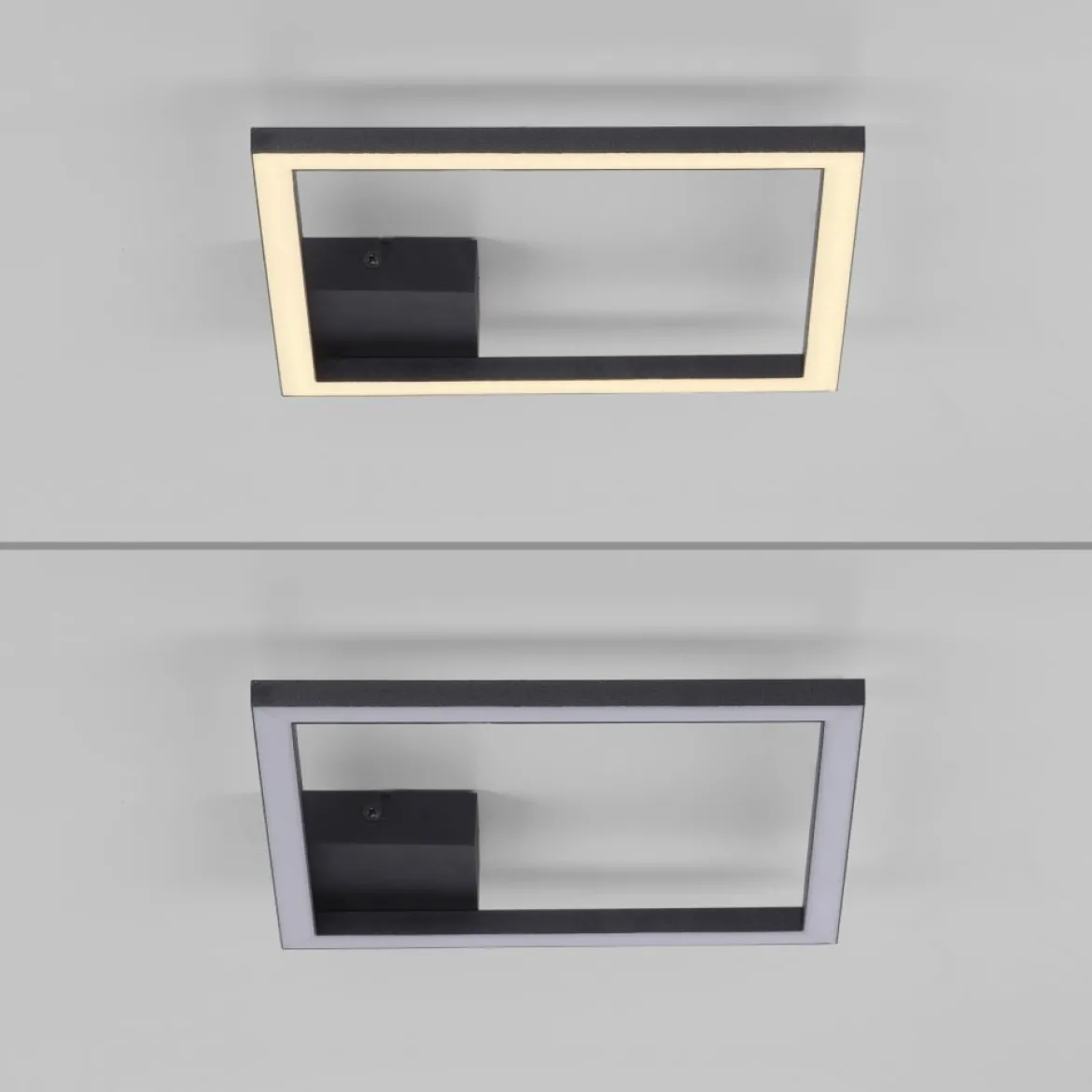 JUST LIGHT 14707-18 IVEN Deckenleuchte schwarz 3000K