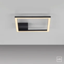 JUST LIGHT 14707-18 IVEN Deckenleuchte schwarz 3000K