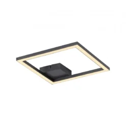 JUST LIGHT 14707-18 IVEN Deckenleuchte schwarz 3000K