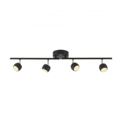JUST LIGHT 11402-18 JARIK Deckenleuchte 4-flammig schwarz 3000K