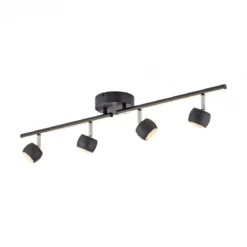 JUST LIGHT 11402-18 JARIK Deckenleuchte 4-flammig schwarz 3000K