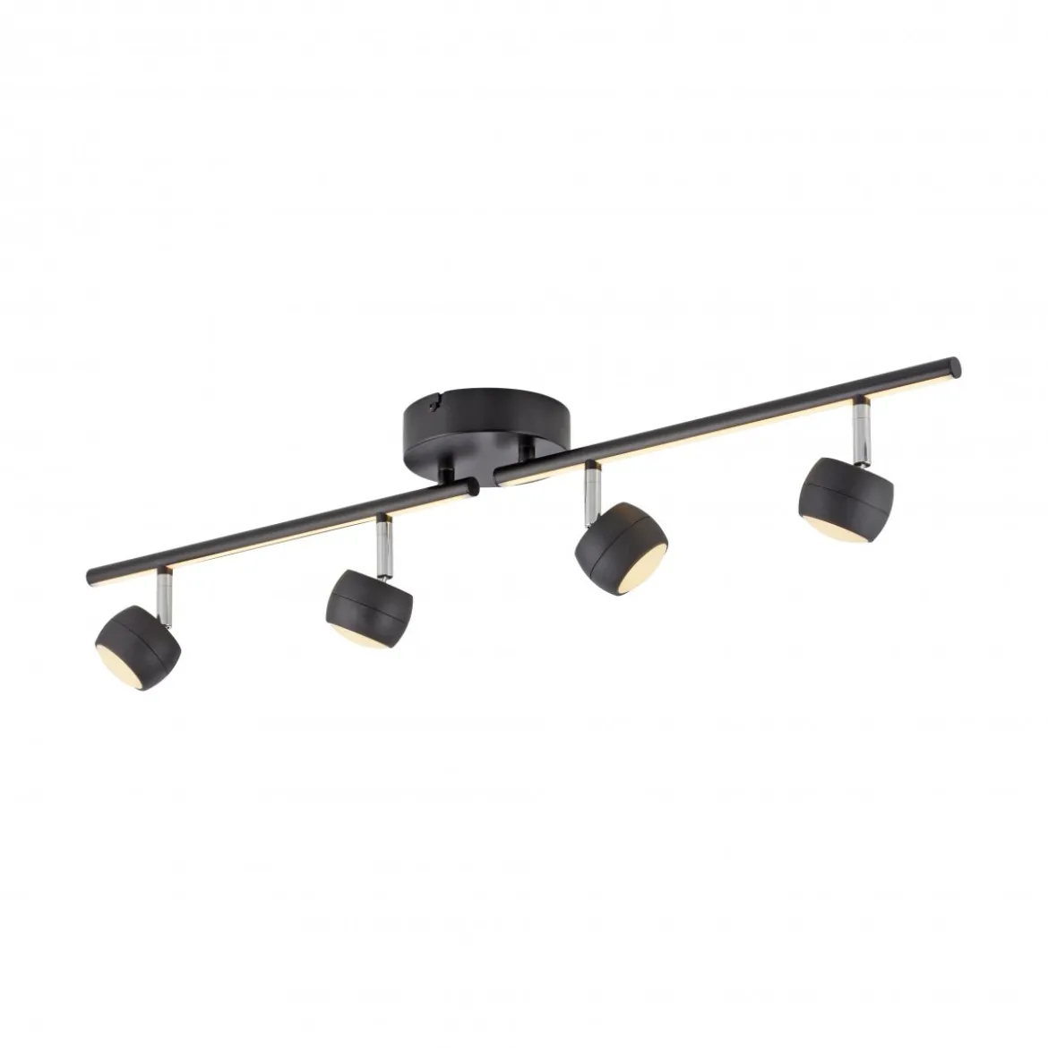 JUST LIGHT 11402-18 JARIK Deckenleuchte 4-flammig schwarz 3000K