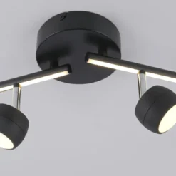 JUST LIGHT 11402-18 JARIK Deckenleuchte 4-flammig schwarz 3000K