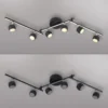 JUST LIGHT 11403-18 JARIK Deckenleuchte 6-flammig schwarz 3000K