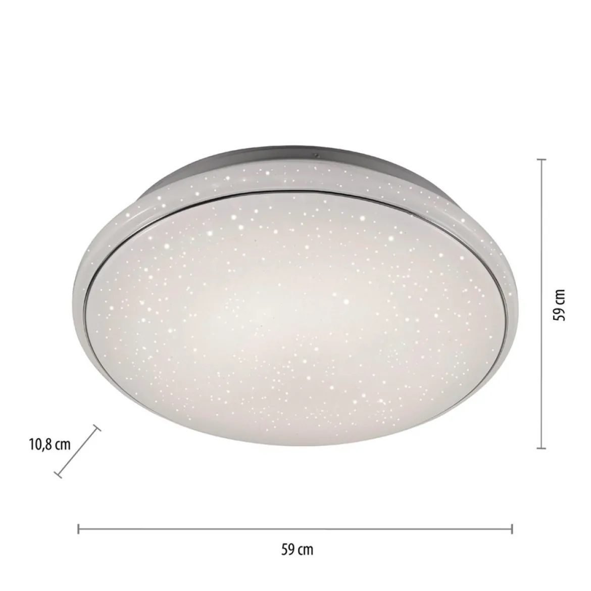 JUST LIGHT 14366-16 JUPITER LED Deckenleuchte Sternenhimmel 59cm CCT