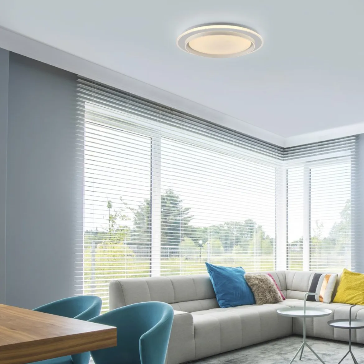 JUST LIGHT 14297-16 LAGO Deckenleuchte weiss CCT-Farbsteuerung