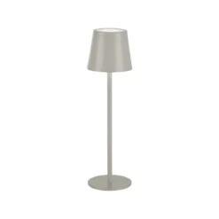 Just Light 19250-40 LED Akku Tischleuchte EURIA grau IP54