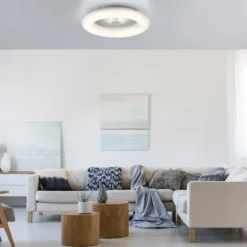 JUST LIGHT 14383-16 LED Deckenleuchte Vertigo Kristalleffekt 50cm CCT