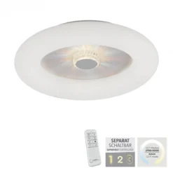 JUST LIGHT 14383-16 LED Deckenleuchte Vertigo Kristalleffekt 50cm CCT