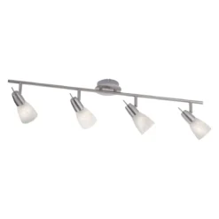 JUST LIGHT 11864-55 LED Deckenleuchte Julia 4-flammig 3000K GU10 Stahl