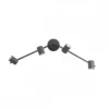 JUST LIGHT 11944-13 LED Deckenleuchte Tarik 4-flammig 3000K GU10 Anthrazit