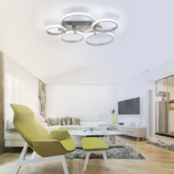 JUST LIGHT 12112-55 LED Deckenleuchte JOHANNA 5-flammig Stahl 3000K