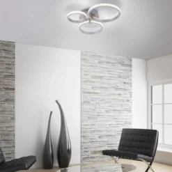 JUST LIGHT 12110-55 LED Deckenleuchte JOHANNA 3-flammig Stahl 3000K