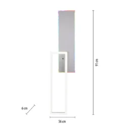 JUST LIGHT 11326-95 LED Deckenleuchte aluminium CCT Rainbow RGB