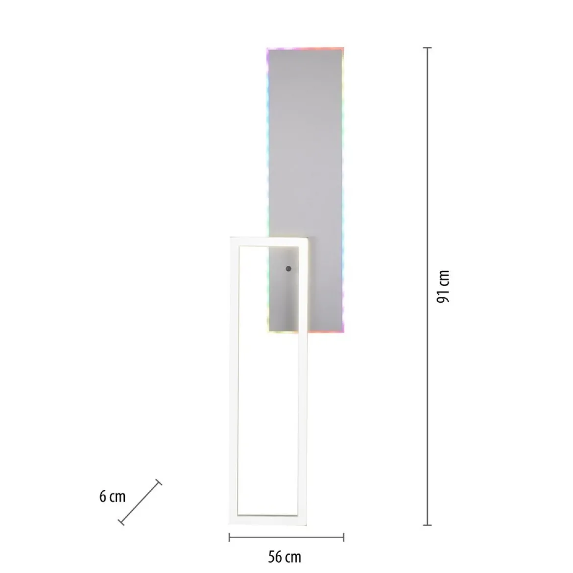 JUST LIGHT 11326-95 LED Deckenleuchte aluminium CCT Rainbow RGB