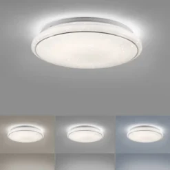 JUST LIGHT LED Deckenleuchte 14364-16 JUPITER rund Sternenhimmel 44cm CCT
