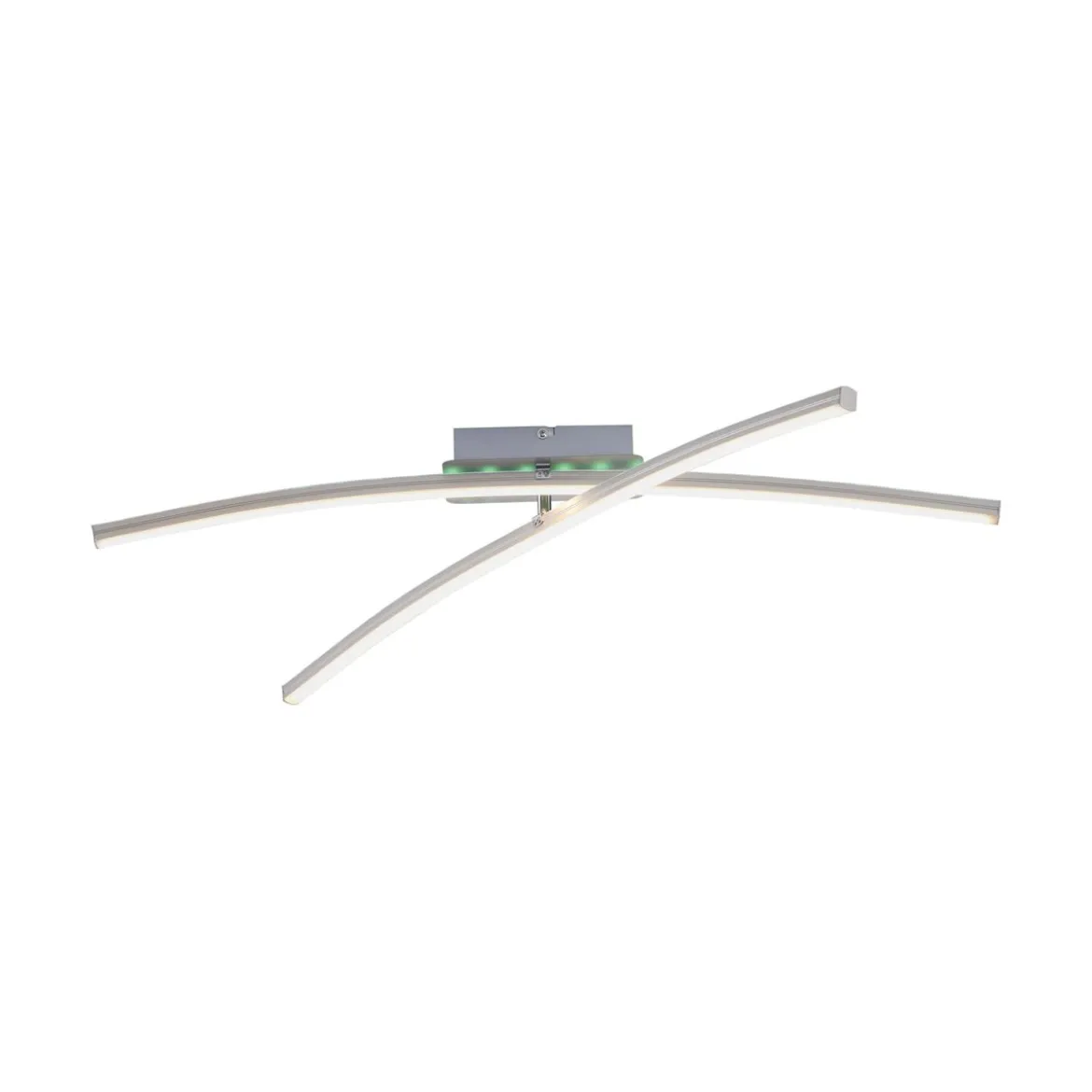 JUST LIGHT 11255-55 LED Deckenleuchte stahlfarben RGBW
