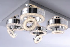 JUST LIGHT 14522-17 LED Deckenleuchte TIM 4-flammig chrom 3000K