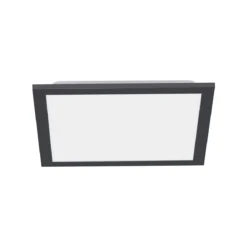 JUST LIGHT 14754-18 LED Deckenleuchte Panel FLAT schwarz quadratisch 295x295mm CCT
