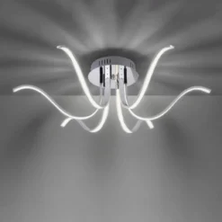 JUST LIGHT 15342-17 LED Deckenleuchte VALERIE 6-flammig chrom 3000K