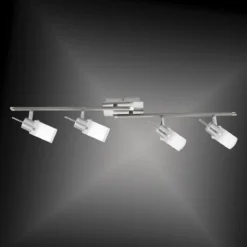 JUST LIGHT 11934-55 LED MAX Deckenleuchte 4-flammig 3000K GU10 Stahl