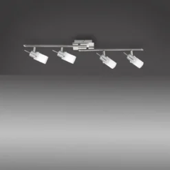 JUST LIGHT 11934-55 LED MAX Deckenleuchte 4-flammig 3000K GU10 Stahl