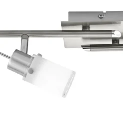 JUST LIGHT 11934-55 LED MAX Deckenleuchte 4-flammig 3000K GU10 Stahl