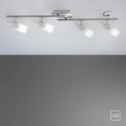 JUST LIGHT 11934-55 LED MAX Deckenleuchte 4-flammig 3000K GU10 Stahl