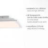 JUST LIGHT 14470-16 LED Panel FLEET mit Bewegungsmelder weiß 295x295mm 4000K