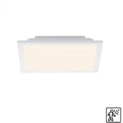 JUST LIGHT 14470-16 LED Panel FLEET mit Bewegungsmelder weiß 295x295mm 4000K