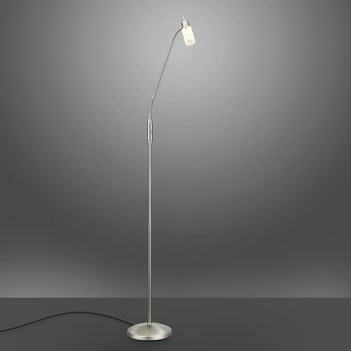 JUST LIGHT 11938-55 LED Stehleuchte 1-flammig 3000K GU10 Stahl
