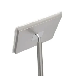 JUST LIGHT 11710-55 LED Stehleuchte Hans eckig mit Lesearm 3000K dimmbar Stahl
