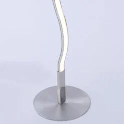 JUST LIGHT 15168-55 LED Stehleuchte WAVE stahl Wellenform