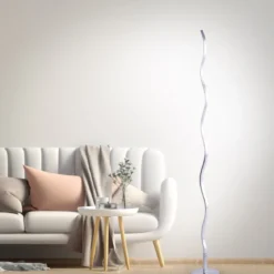 JUST LIGHT 15168-55 LED Stehleuchte WAVE stahl Wellenform
