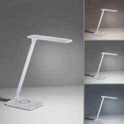 JUST LIGHT 14415-16 LED Tischleuchte FLORENTINA Touchdimmer weiss CCT Funktion