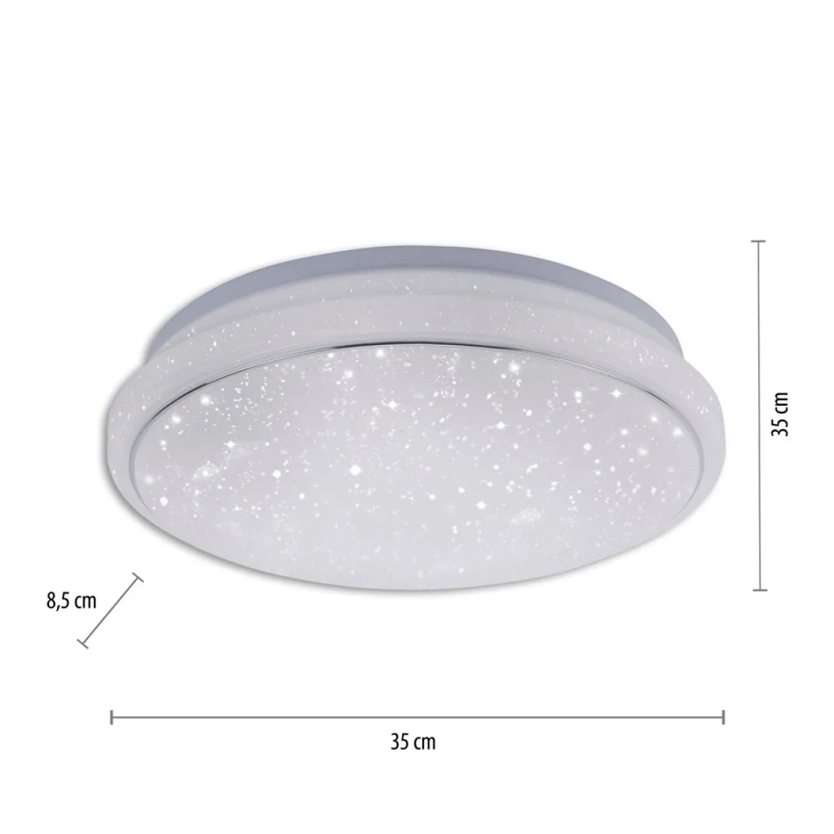 JUST LIGHT 14742-16 LOLAsmart-Jupi LED Deckenleuchte Sternenhimmel 35cm RGBW