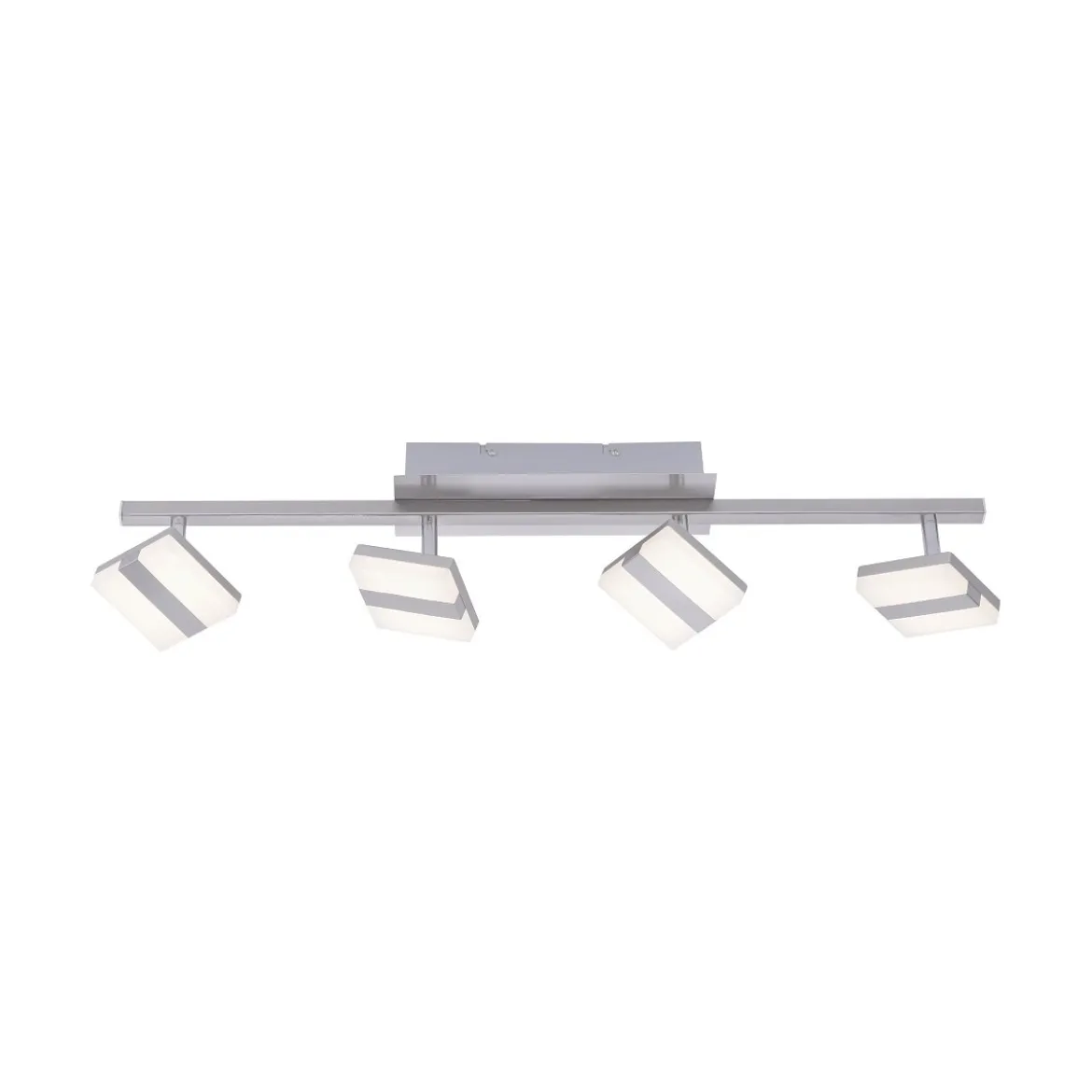 JUST LIGHT 12084-55 LOLAsmart LED Deckenleuchte Sabi 4-flammig Smart Home RGB CCT stahlfarben
