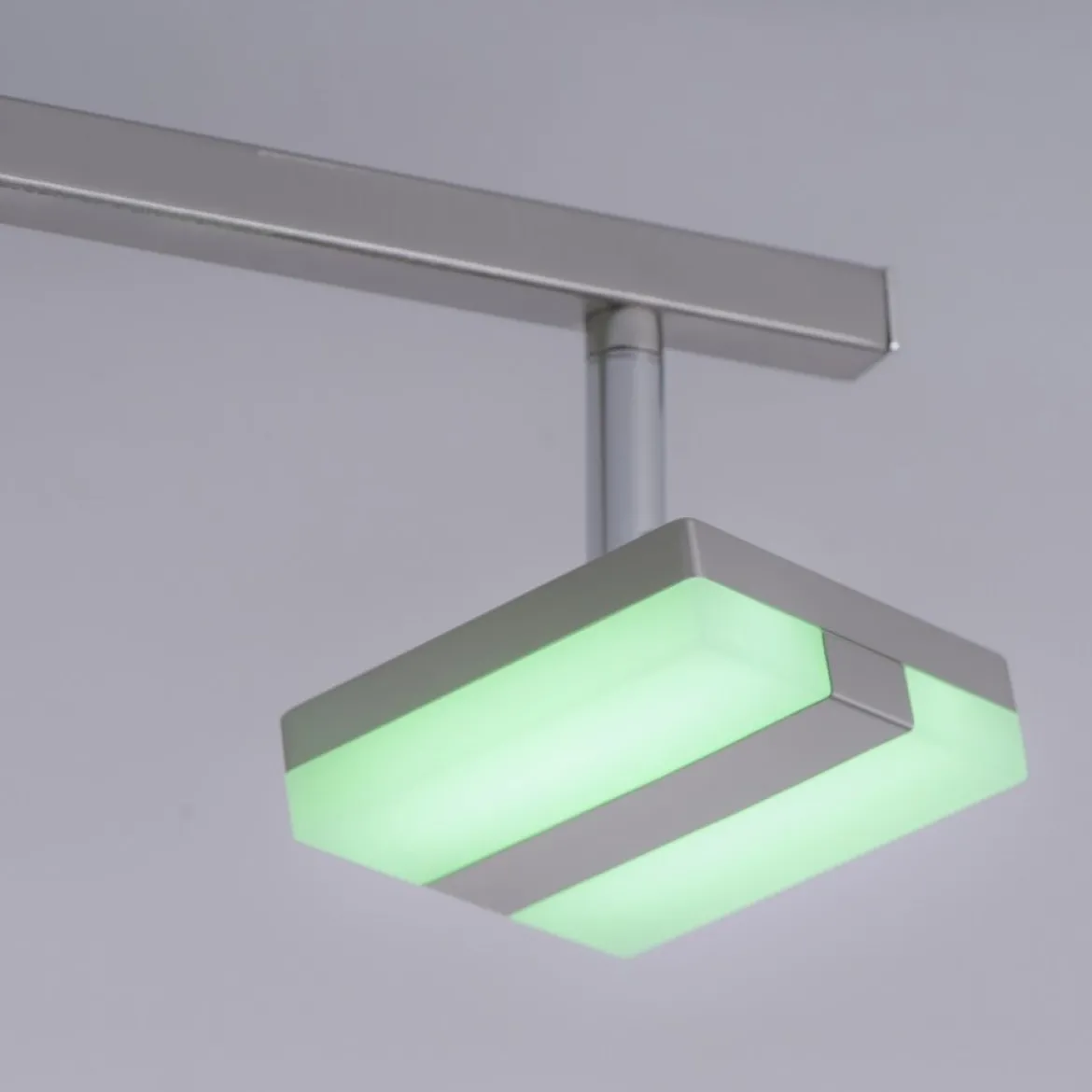 JUST LIGHT 12084-55 LOLAsmart LED Deckenleuchte Sabi 4-flammig Smart Home RGB CCT stahlfarben