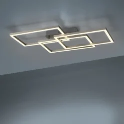 JUST LIGHT 16431-55 LOLAsmart MAXI LED Deckenleuchte stahlfarben RGBW