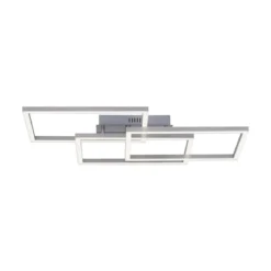 JUST LIGHT 16431-55 LOLAsmart MAXI LED Deckenleuchte stahlfarben RGBW