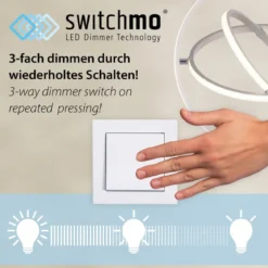 JUST LIGHT 15402-95  Maria LED Pendelleuchte aluminium 3-Step Dim 3000K