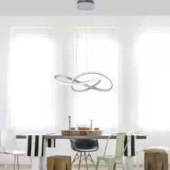 JUST LIGHT 15402-95  Maria LED Pendelleuchte aluminium 3-Step Dim 3000K