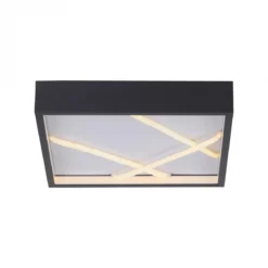 JUST LIGHT 14092-18 MIKADO Deckenleuchte eckig schwarz 3000K