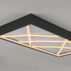 JUST LIGHT 14094-18 MIKADO Deckenleuchte rechteckig schwarz 3000K