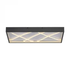 JUST LIGHT 14094-18 MIKADO Deckenleuchte rechteckig schwarz 3000K