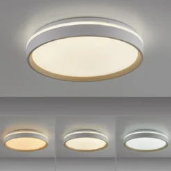 JUST LIGHT 14277-39 MIO Deckenleuchte sand 38.5 cm