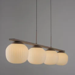 JUST LIGHT 15179-39 NAMI Pendelleuchte 4-flammig sandfarben